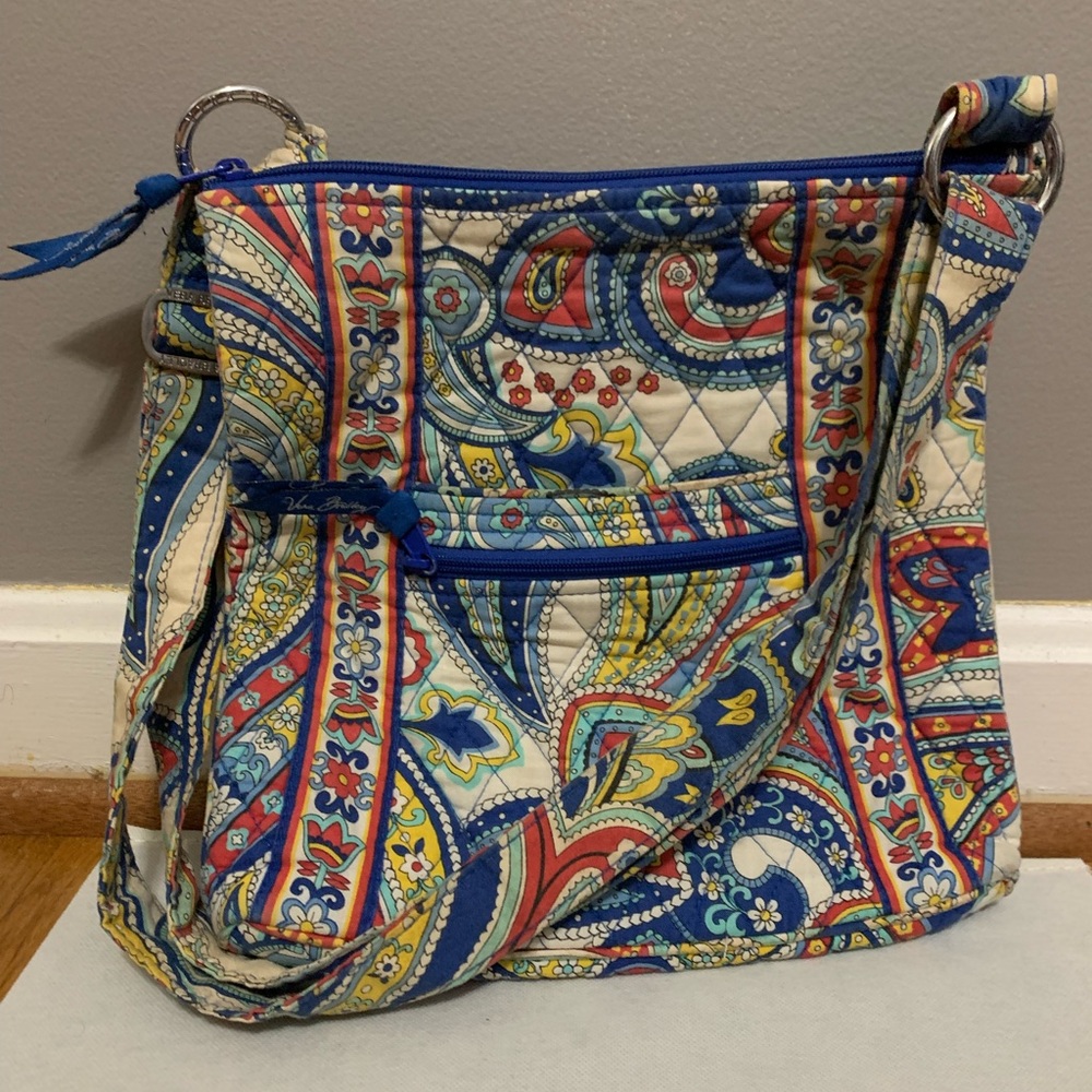 Blue and white Vera Bradley Crossbody Bag